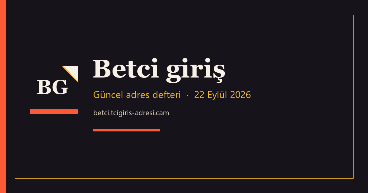 Betci güncel giriş rehberinin kapak görseli